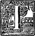 Initial Letter T Woodcut