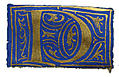 Letter ``D'' from 16th century book of hours