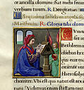 Page detail from Mediaeval Book of Hours