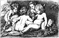[picture: Enfants et amour jouant avec un mouton]