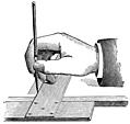 [picture: 16.---Holding a Ruling Pen]