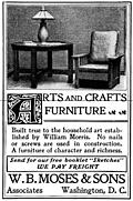 Old Advert: Arts and Crafts Furniture