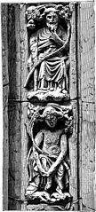 [picture: 30.---Sculpture from the entrance to the chapter house, Westminster Abbey (1250)]