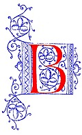 [picture: Decorative initial letter B from fifteenth Century Nos. 4 and 5.]