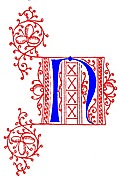 [picture: Decorative uncial initial letter N from fifteenth Century Nos. 4 and 5.]