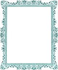 Decorative clip-art Victorian border, antique green, from The Art of Illuminating As Practised in Europe from the Earliest Times (1860); hits since 08/Nov/2009: 2547