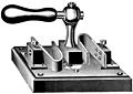 Fig. 72.---Author's Main Switch---Bent Spring Pattern.