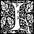 [picture: decorative letter ``I'']