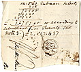 [picture: Harwood 3: scrap of envelope.]