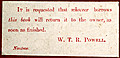 [picture: Bookplate, return this book]