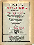 Title Page, Proverbs