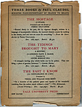 Dustjacket: rear