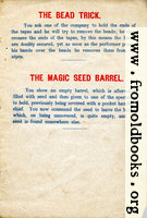 Page 4: The Bead Trick and The Magic Seed Barrel.