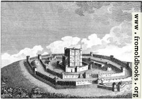 The Mode in which Antient Castles were generally built. (version with no caption)