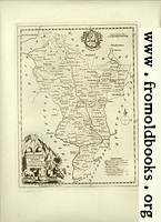 Antique Map of Derbyshire