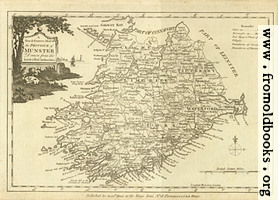 Antique Map of Munster