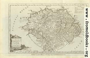 Antique Map of Ulster