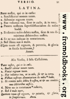 33: Latina; Alia Versio, à Seb. Castaliona