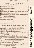 35: Forojuliana, Rhætica seu Grisonum.