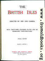 Title Page, The British Isles (Vol 1)
