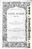 The front cover or title page of “Good Words” from 1872