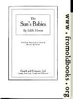 Title Page, The Sun’s Babies