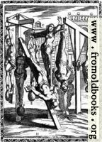 1.—Martyrs suspended by one or both feet, by the arms with heavy weights attached to the feet; crucified; Christian women hung up by the hair