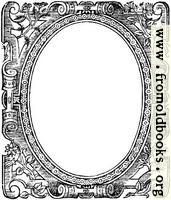 Cartouche or frame from title page of Concordance