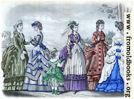 Godey’s Fashions for May 1870