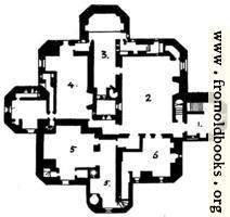 Warkworth Castle, Northumberland: Plan of the Keep