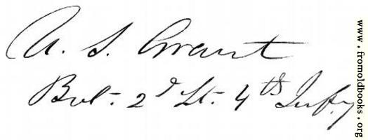 General Grant’s signature