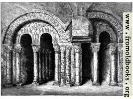 Arches of Cloister of S. Aubin’s Abbey, Angers