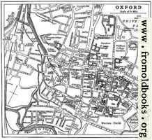 Plan of Oxford from circa 1900