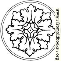 typographic ornament: rosette