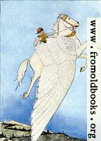 Frontispiece: “Yes, there he sat, on the back of the winged horse!”