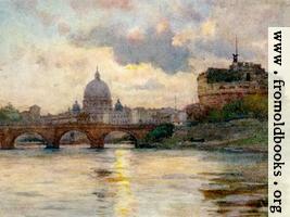 St. Peter’s Rome from the River Tiber: wallpaper version