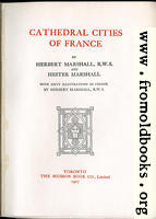 Title Page from Cathedral Cities of France