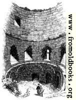 112.—Interior of Norman Tower, Pevensey.