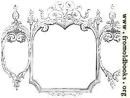 245 [detail].—Hand-drawn Victorian/rococo frame