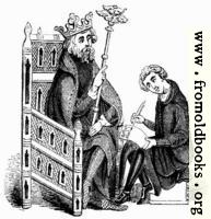 1146.—Chair (Royal M.S. 14 E, iii.)