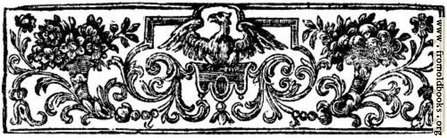 Chapter Heading Woodcut featuring Eagle