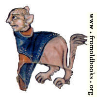 Drollery (margin-creatre), Lion with Tabard