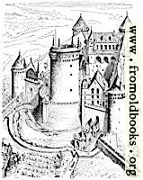 Coucy Castle, Bird’s Eye Drawing