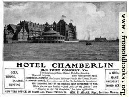 Old Advert: Hotel Chamberlin