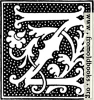 clipart: initial letter Z from beginning of the 16th Century