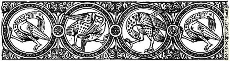 Gothic Chapter Head: Mediaeval Birds