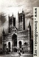 Plate XXVI: Lincoln Cathedral. West Front.