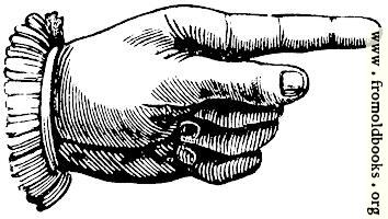 Index, manicule, or pointing hand