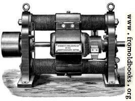 Fig. 17.—Showing Old Type of Gramme Continuous Current Dynamo.