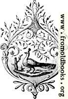 Tailpiece with peacock